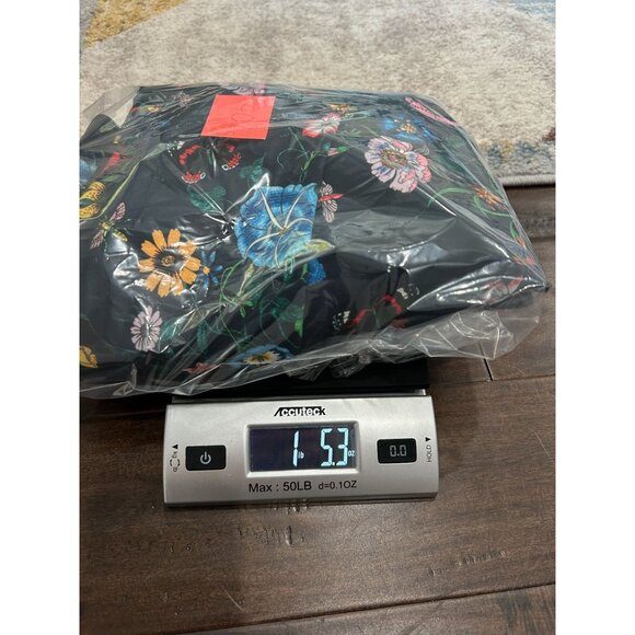 Kelly By Clinton Kelly Womens Black Floral Print Blazer With Pockets SZ Medium - Picture 9 of 10